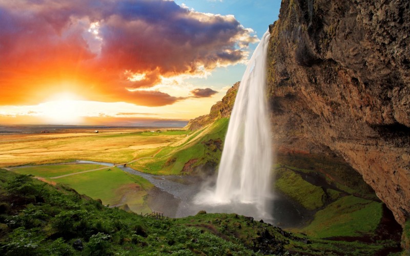 Waterfall-Iceland